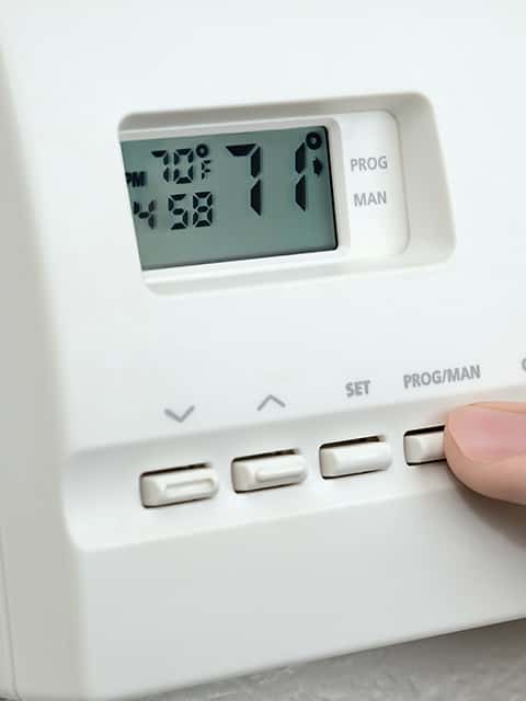Thermostat installation.