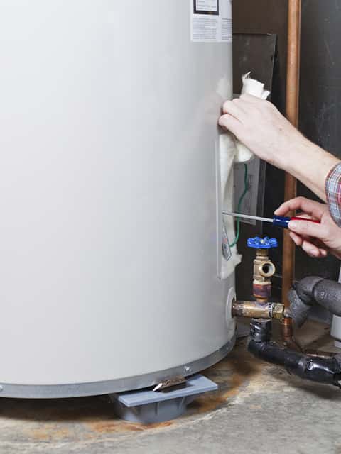 Water heater repair in West Palm Beach, Florida.